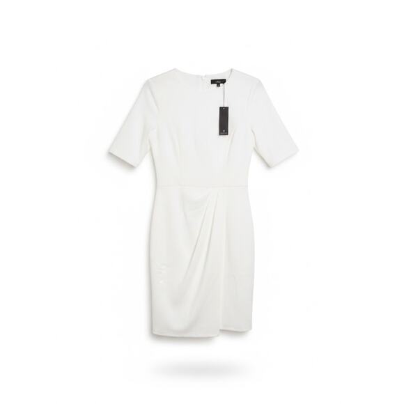 Lulus Dresses & Skirts - Lulus NWT White Wrap Style Tulip Mini Dress - Size Small